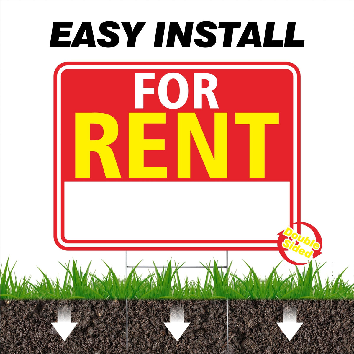 BOLDVANTIX For Rent sign at property entrance boosts rental message clarity.