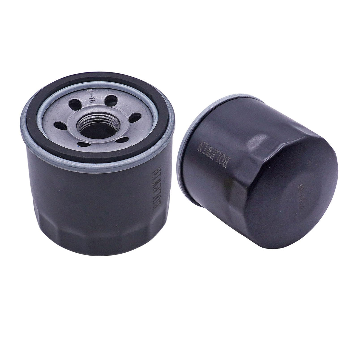 BOLEWIN oil filter internal media close-up shows reinforced filtration