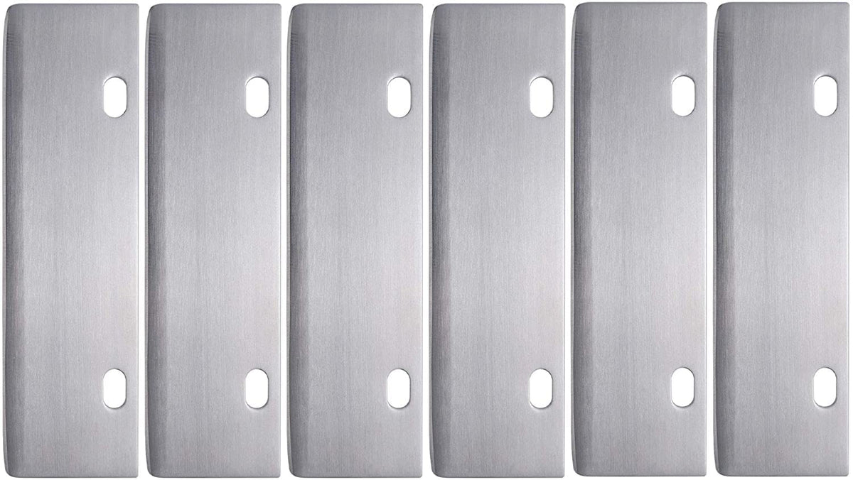 BOLEXINO grill scraper blade six-pack for quick replacements and consistent grilling performance
