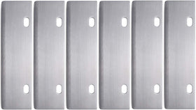 BOLEXINO grill scraper blade six-pack for quick replacements and consistent grilling performance