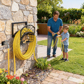 BOLITE hose holder basket detachable for tools and accessories
