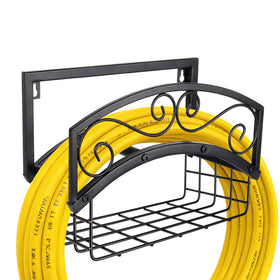 BOLITE hose holder wall mount metal keeping outdoor hoses organized