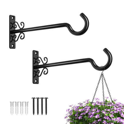 BOLITE 8-inch plant hanger wall hook supports planters up to 36 lbs