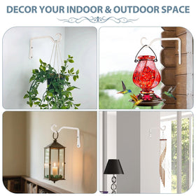 BOLITE Plant Hangers showcase bird feeders with durable, weatherproof mounting