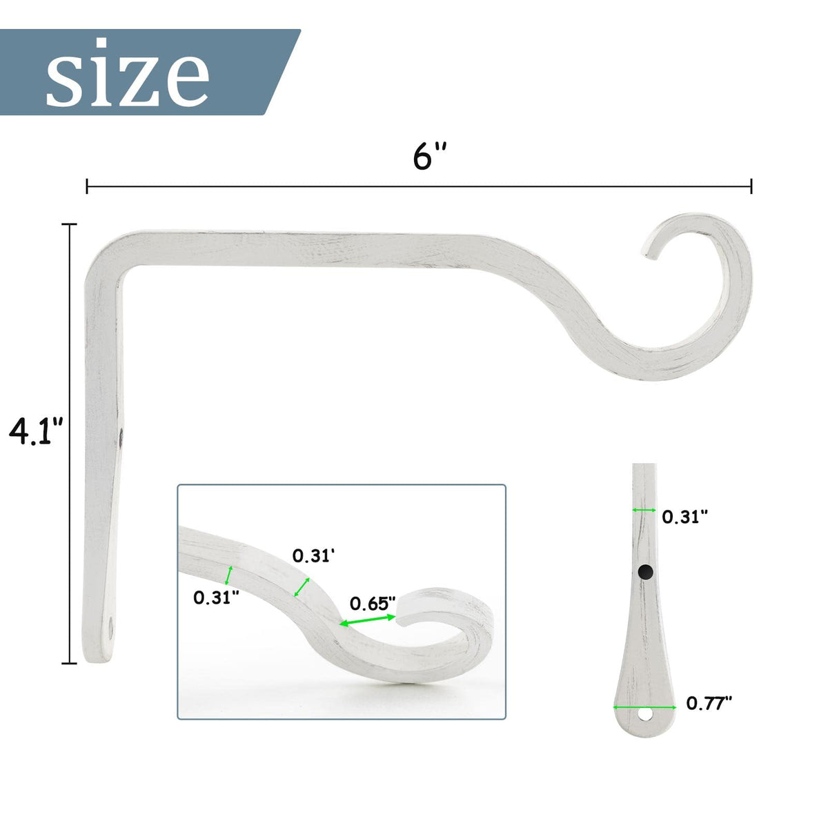 BOLITE Hangers for wind chimes enable decorative sound-friendly outdoor placement