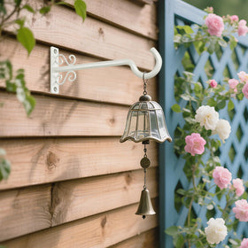 BOLITE outdoor metal hook keeps planters secure on walls