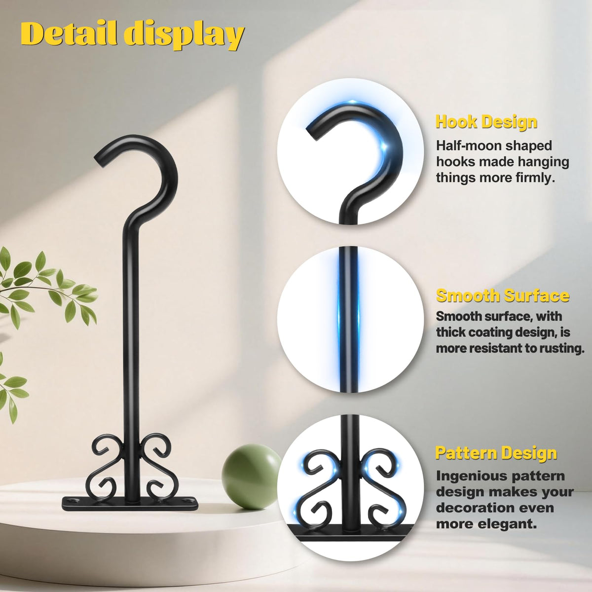 BOLITE planter hanger on wall adds decorative, durable storage