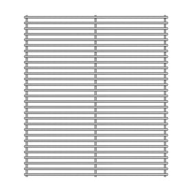 Boloda 21.75-inch grid for Traeger Pro 575—front view showing precise fit.