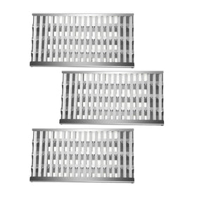 Boloda heat plate shield deflector on a DCS grill aids even heat distribution and protection.