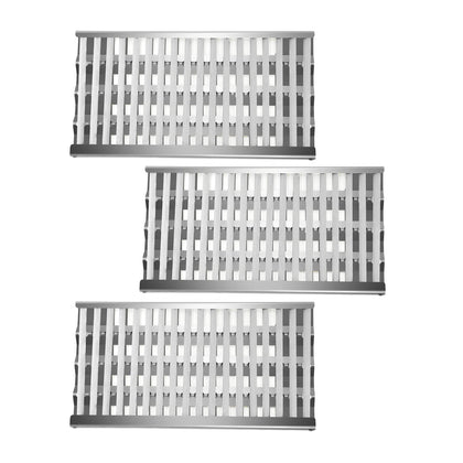 Boloda heat plate shield deflector on a DCS grill aids even heat distribution and protection.