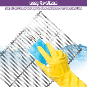 Boloda heat-resistant stainless grid—close-up reveals durable construction.