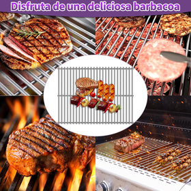 Boloda reinforced stainless surface—suitable for even searing.