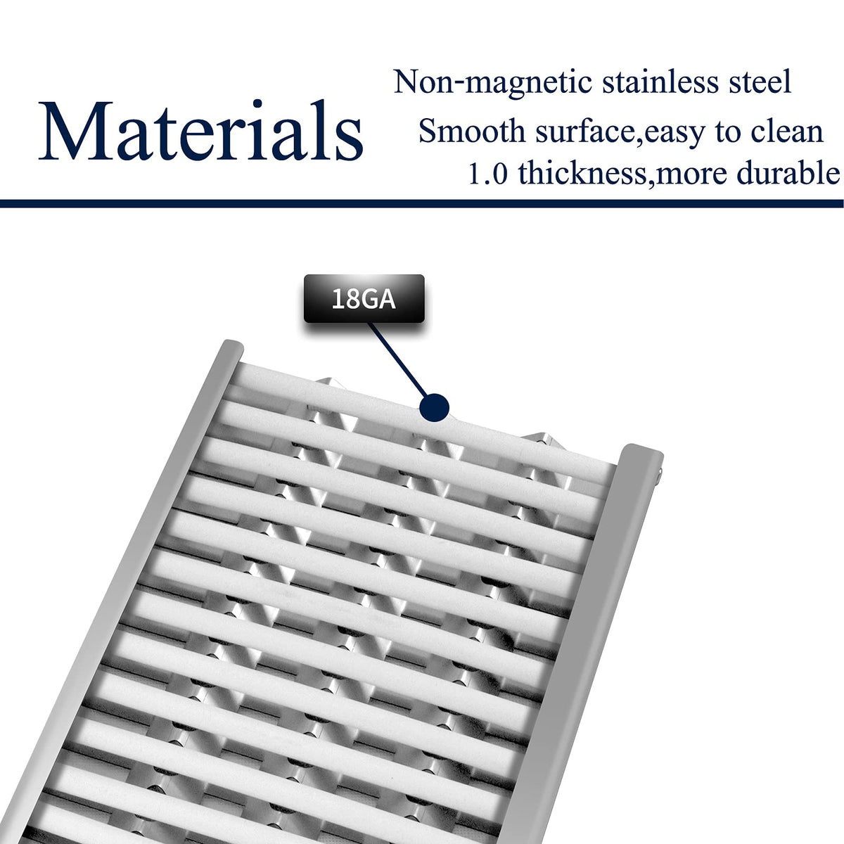 Boloda stainless steel burner cover protects burners with a clean grill look.