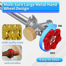 Boltigen Anti-siphon feature helps prevent backflow.