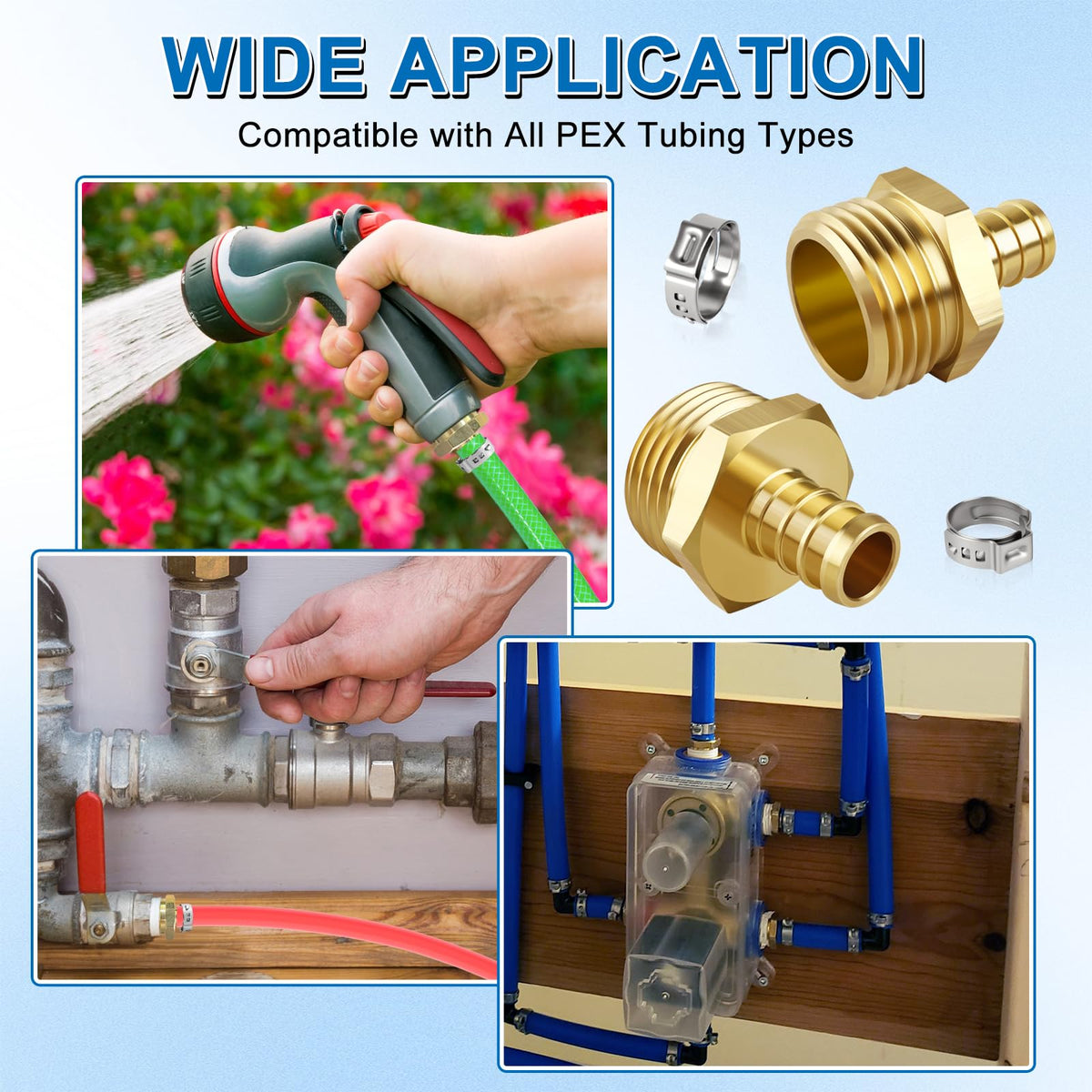 Boltigen car-wash-ready connector helps quick hose extensions with secure fit.
