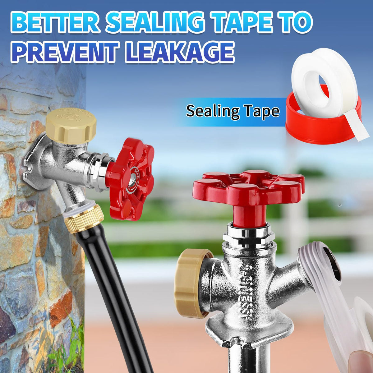Boltigen exterior faucet ready for new installation or replacement
