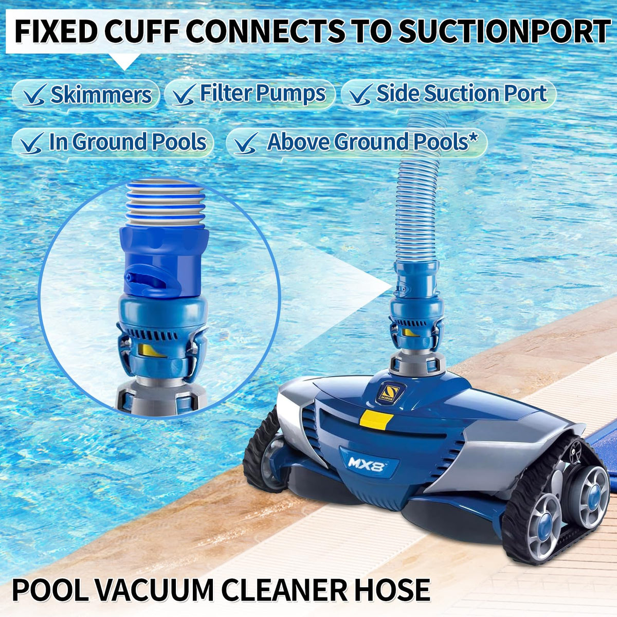 Boltigen tip: fill the hose with water to remove air pockets.