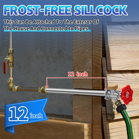 Boltigen lead-free brass spigot chrome-plated for durable potable water use
