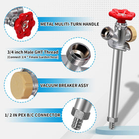Boltigen Potable-water-safe spigot suitable for outdoor use.