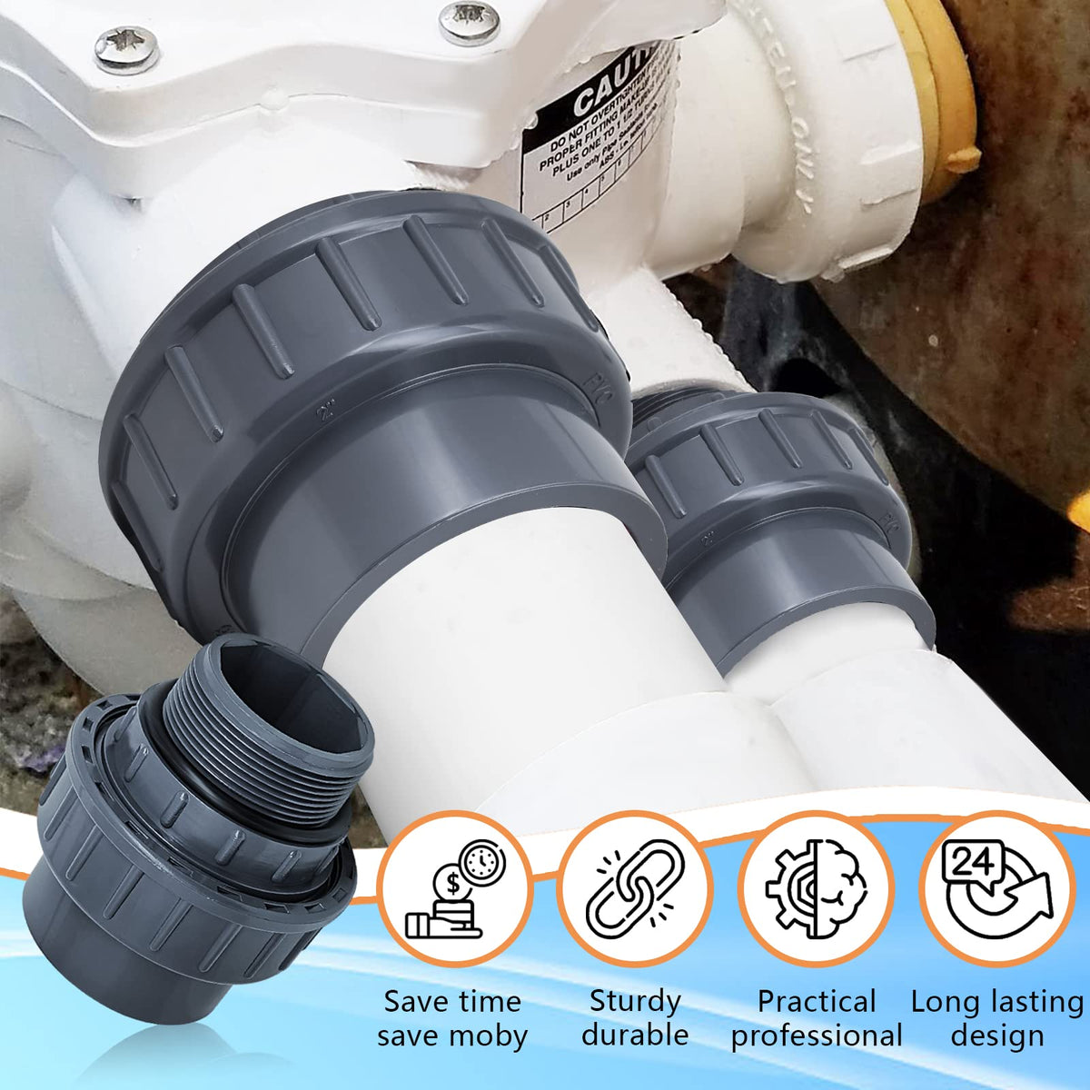 Boltigen close up reveals durable PVC material and smooth mating surfaces.