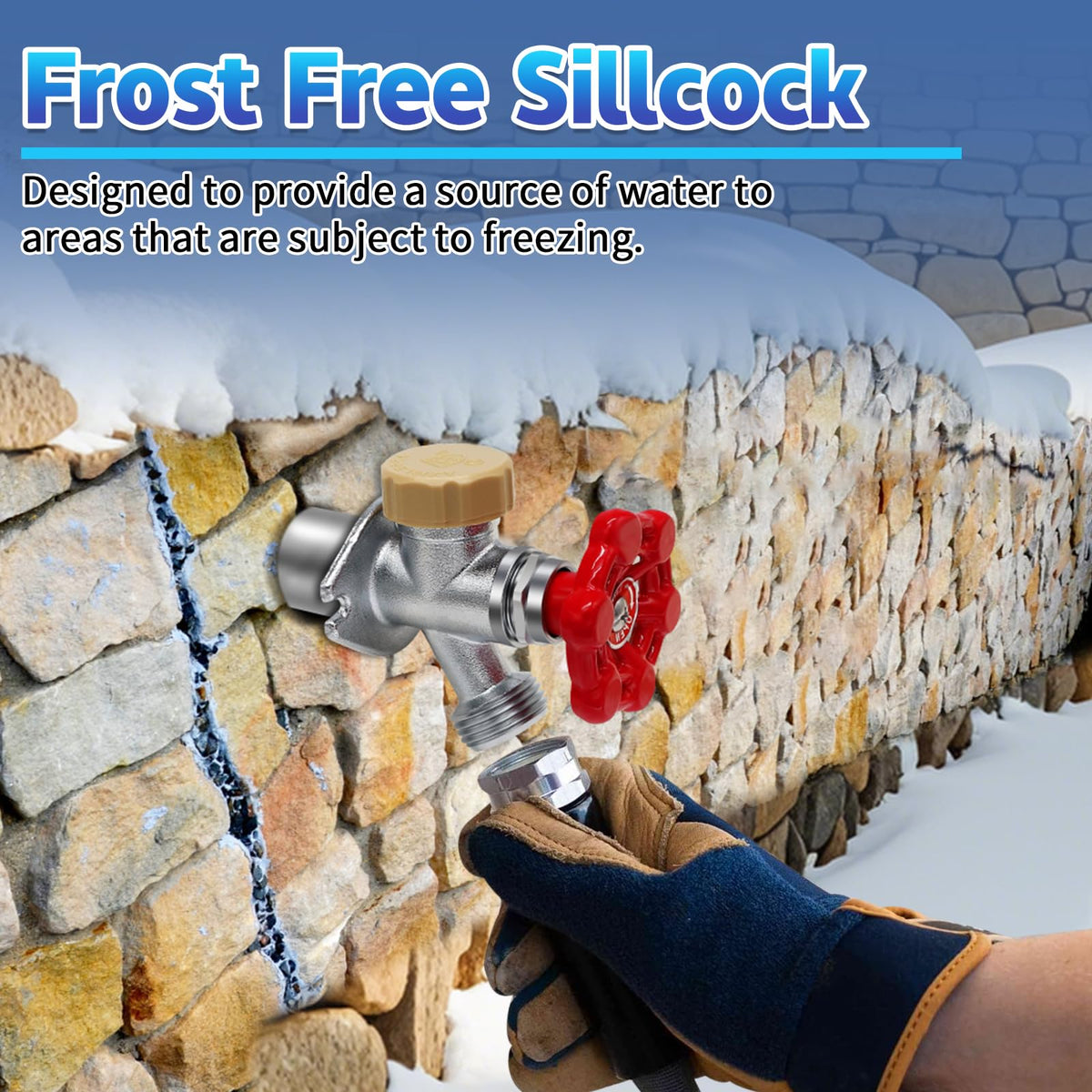 Boltigen outdoor spigot providing reliable outdoor water access