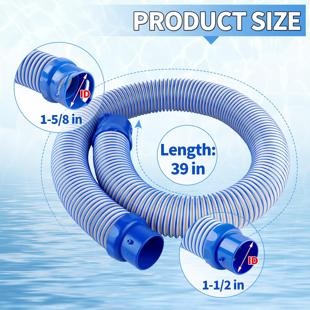Boltigen hose supports MX6 MX8 compatibility with Baracuda models for steady cleaning.