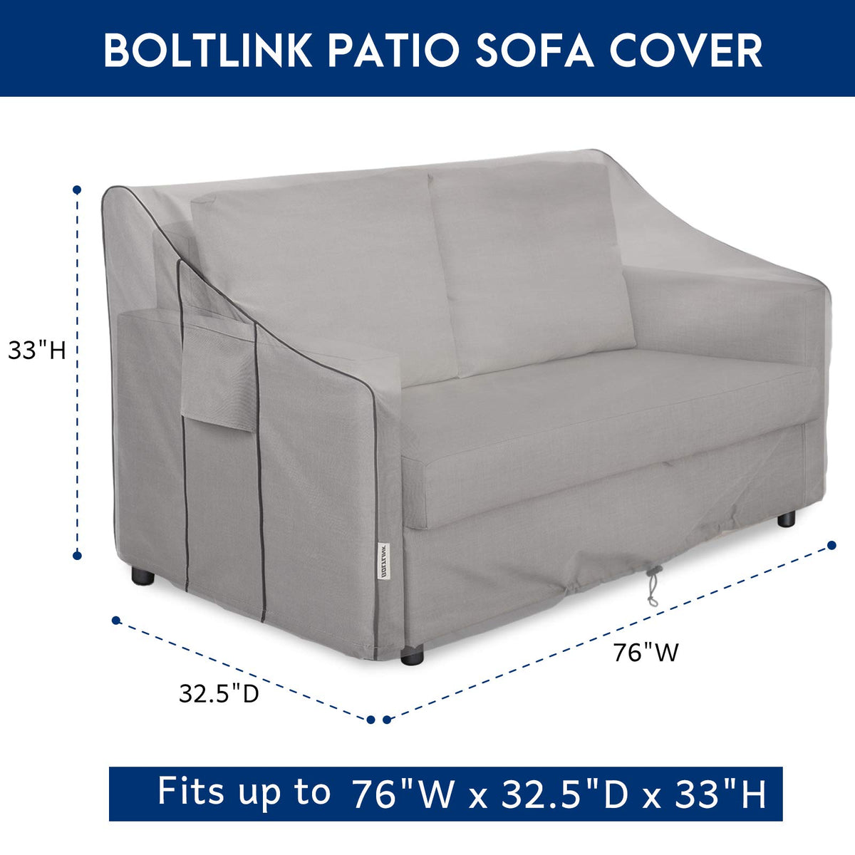 Boltlink 600D waterproof fabric keeps furniture dry in rain