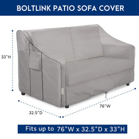 Boltlink 600D waterproof fabric keeps furniture dry in rain