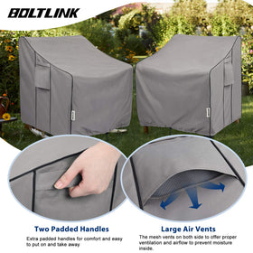 BOLTLINK side ventilation vents help moisture escape and prevent condensation.
