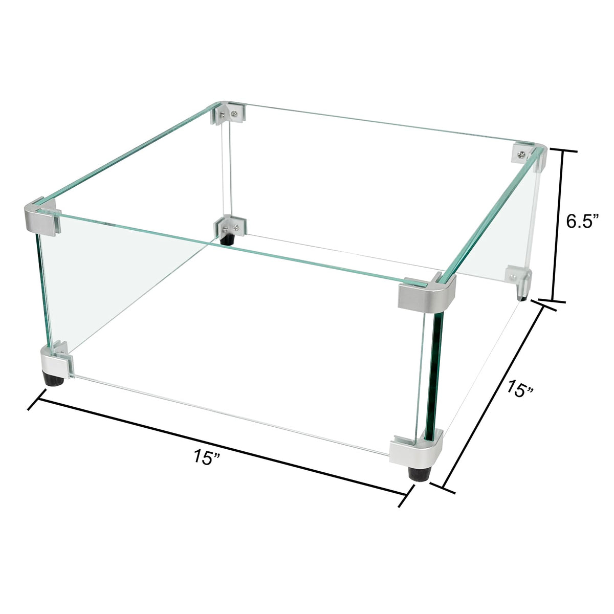 BOMINICA aluminum brackets provide sturdy, heat-resistant support.