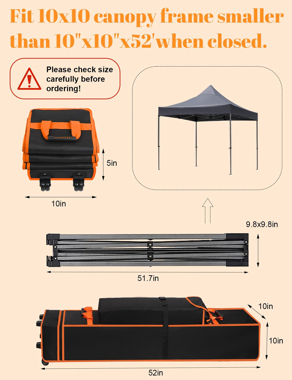 Bomis bag with 800D waterproof fabric protects gear in rain.