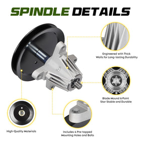 Bomusou compatibility with Cub Cadet LTX series supports easy deck rebuilds.