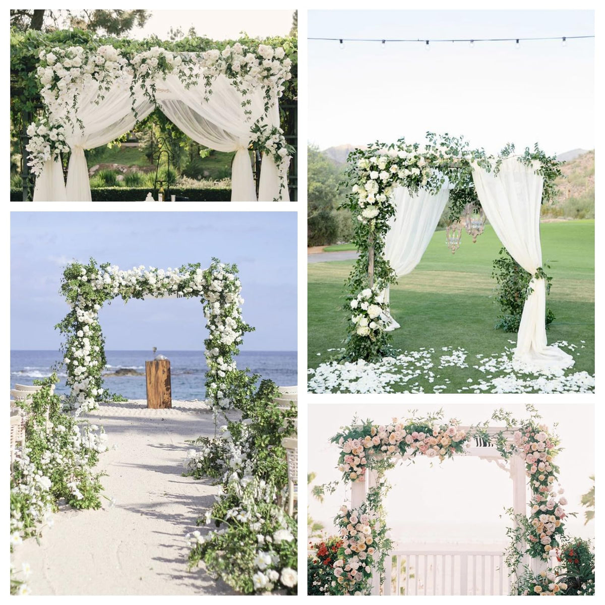 Bonastella wooden wedding arch stable-stand, reliable ceremony support.