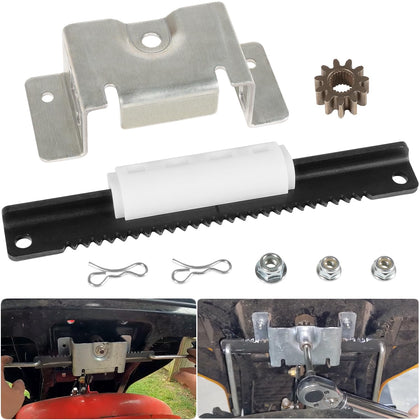 Bonbo CR12 steering rack front view for quick lawn tractor replacement
