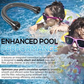 Bonbo Crystal-Flo II-compatible hose ensures steady water flow through the system.