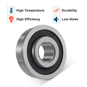 Bonbo double-seal bearing closeup showing grease retention for longer life.