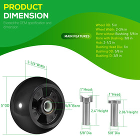 Bonbo durable ABS construction contributes to long-lasting wear.