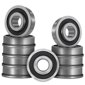 Bonbo flanged ball bearing with 5/8in bore and 1-3/8in OD for smooth lawn mower rotation.