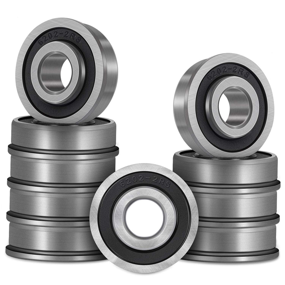 Bonbo flanged ball bearing with 5/8in bore and 1-3/8in OD for smooth lawn mower rotation.