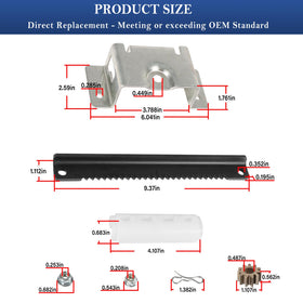 Bonbo lower steering bracket 783-09629 provides solid mounting