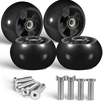 Bonbo mower deck gauge wheel kit for consistent height on uneven lawns.