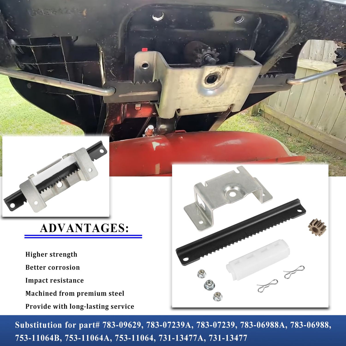 Bonbo rack support 731-13477 maintains stable alignment