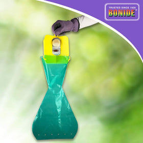 Bonide Beetle Bagger hourglass collection bag ready for secure, all-season beetle trapping.