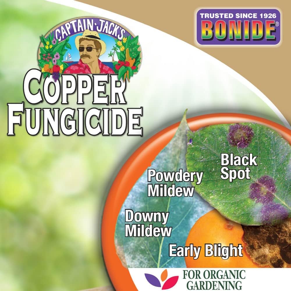 Organic gardening with Bonide Captain Jack Copper Fungicide