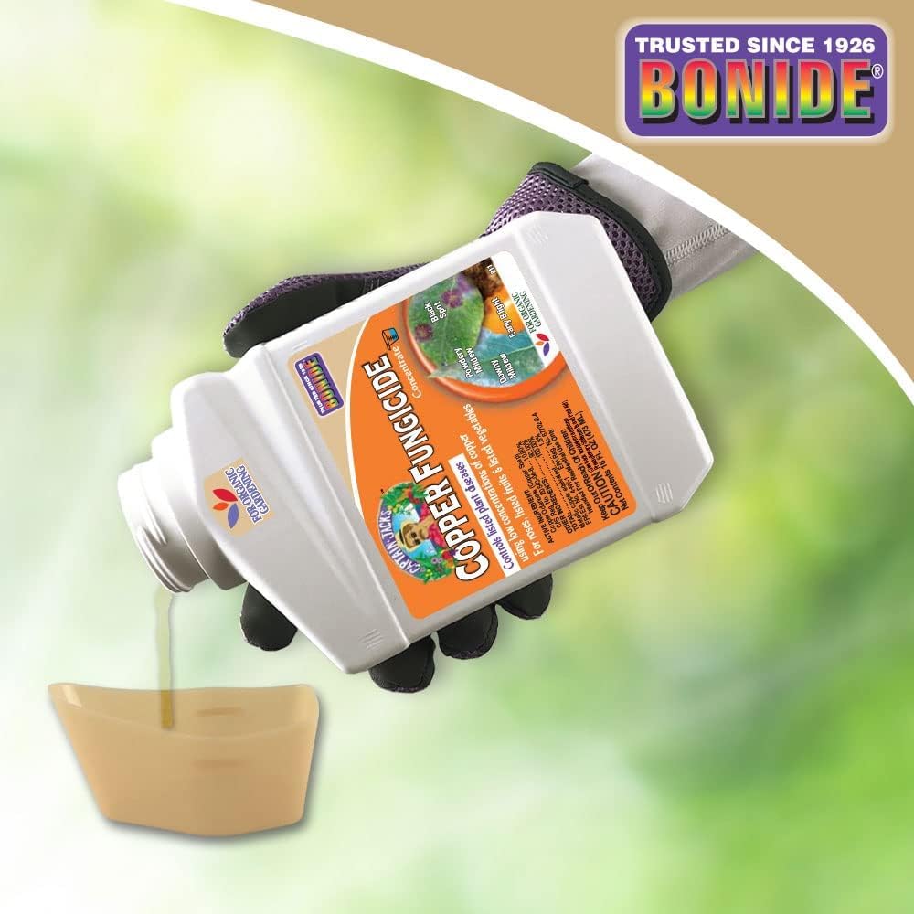 Captain Jack Copper Fungicide used on vegetables to prevent powdery mildew