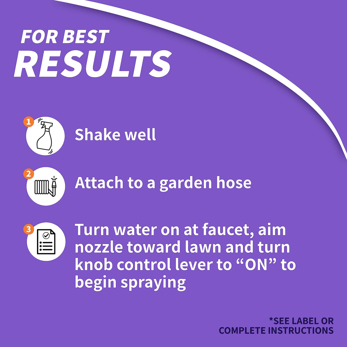 One quart Bonide Liquid Weed and Feed provides up to 2,500 sq ft coverage.