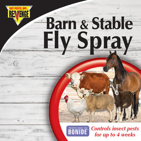 Bonide Revenge suitable for outdoor premises to manage fleas and flies