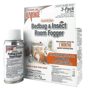 Bonide Revenge bedbug fogger can for bedroom pest control