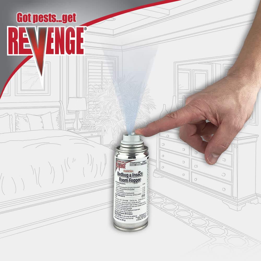 Bedroom-ready application with Bonide Revenge for pest control