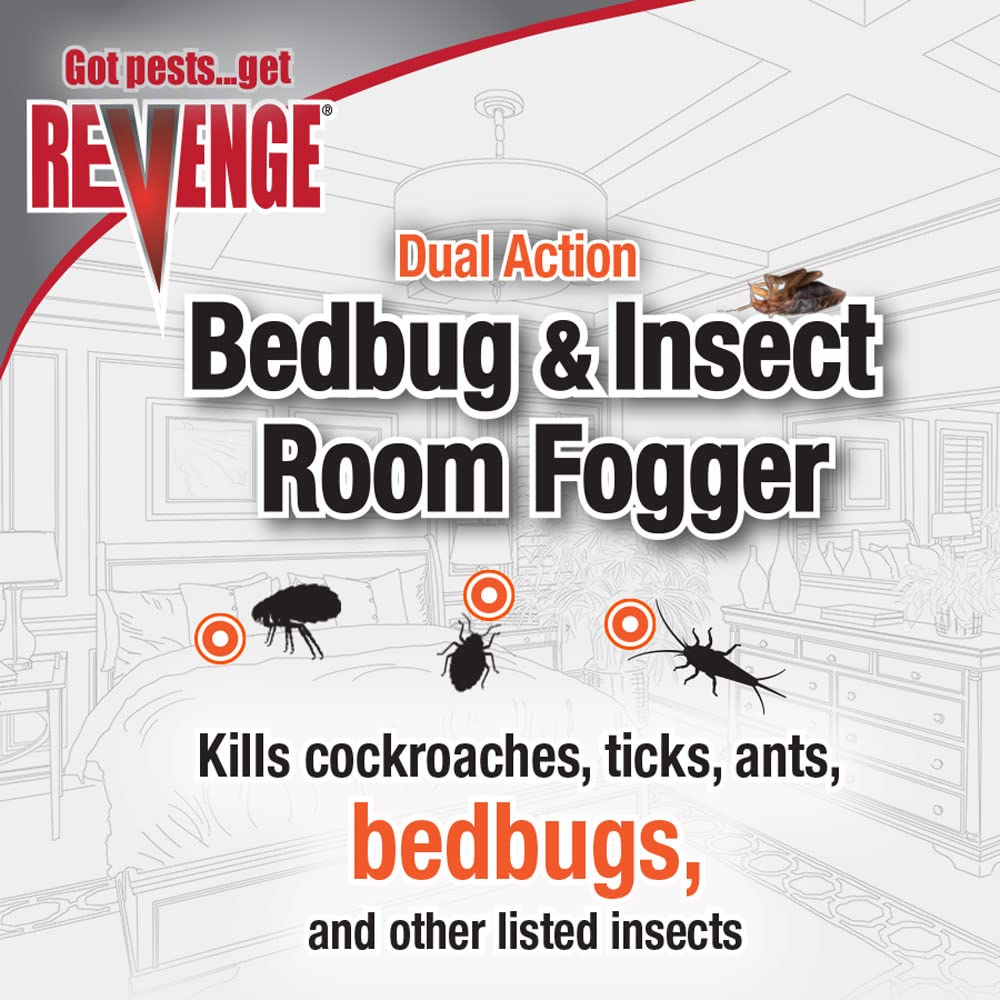Indoor pest protection with Bonide Revenge fogger for homes